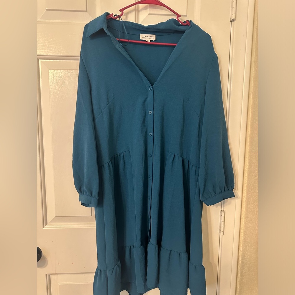 Blue sundress